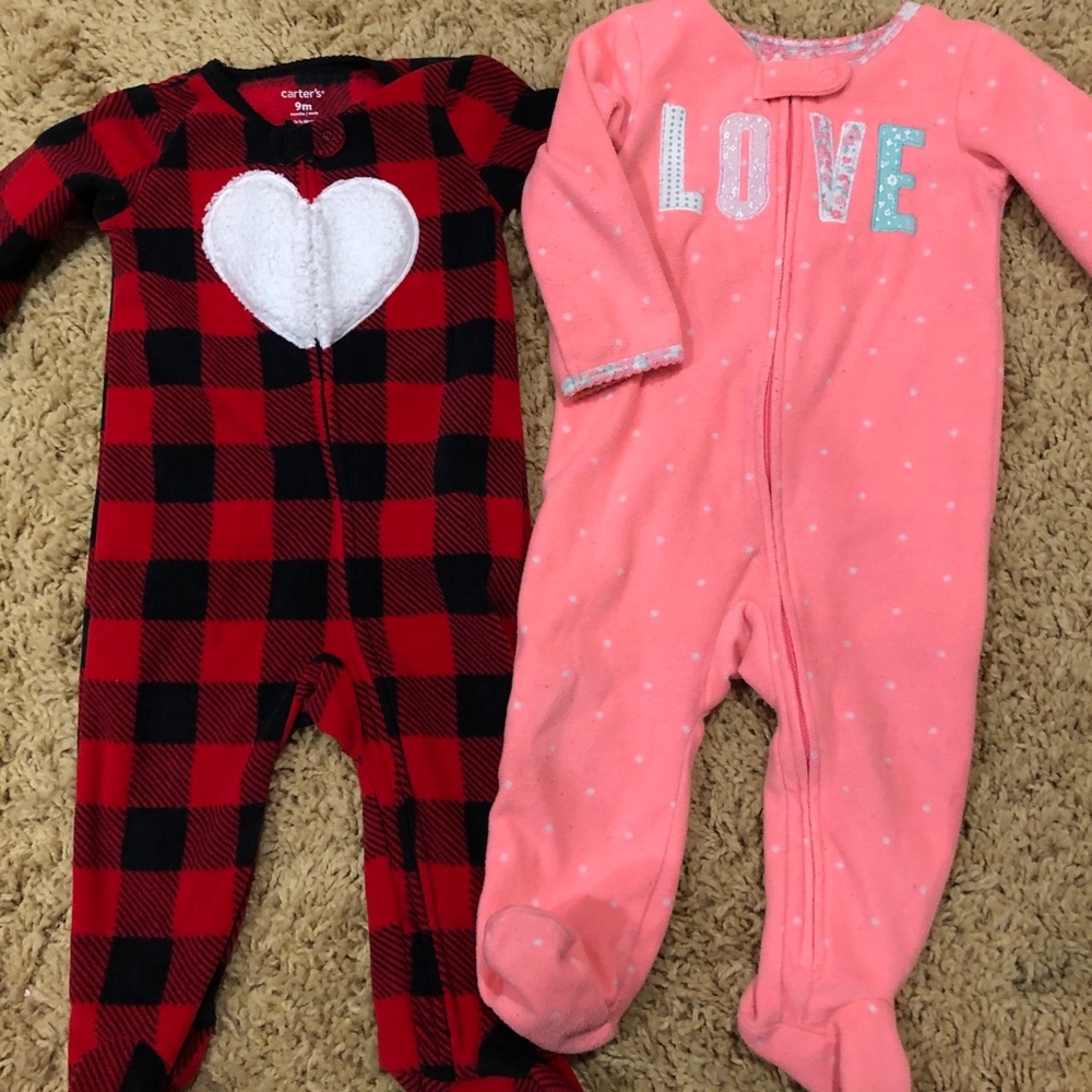 9 month fleece pajamas